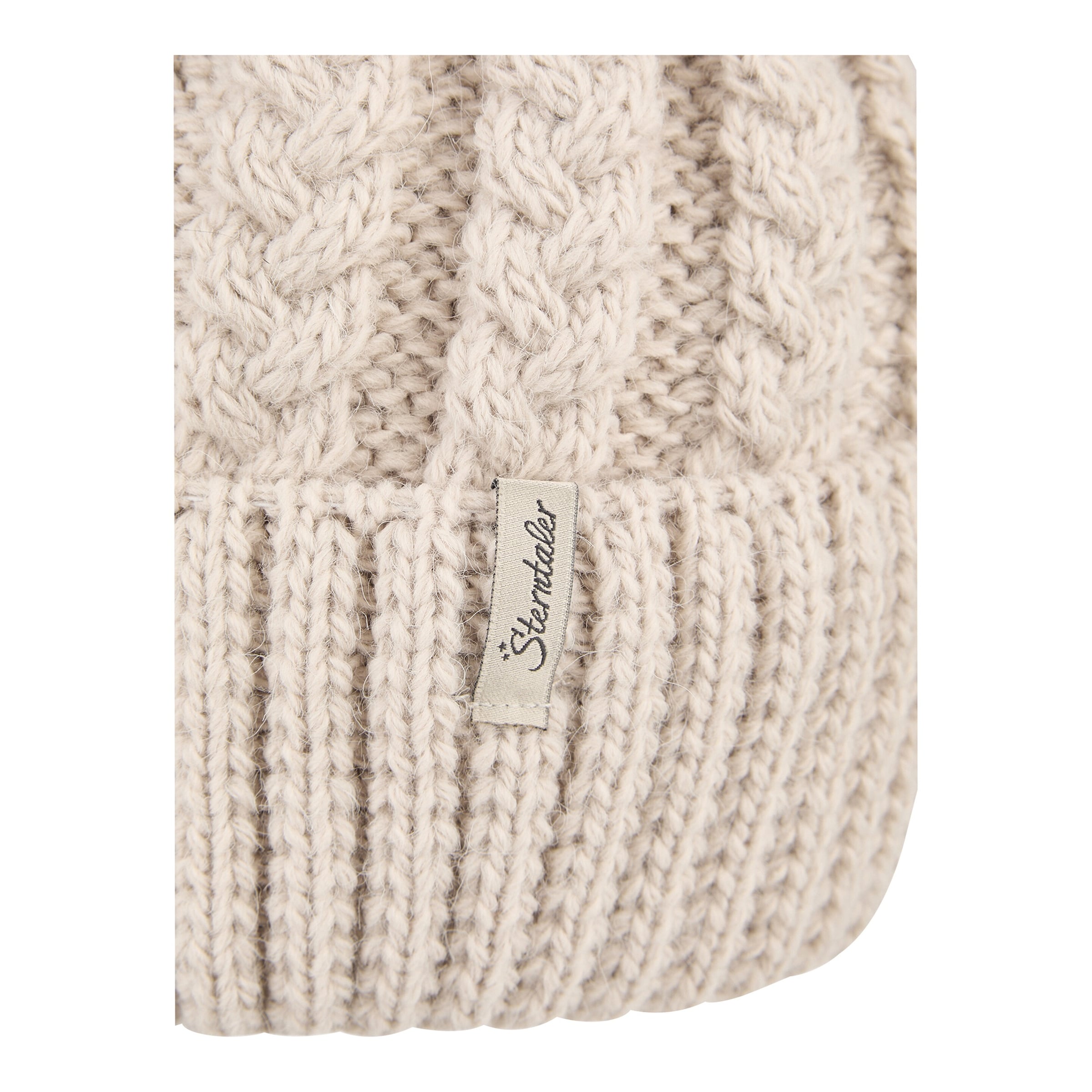 Thumbnail - Sterntaler Winter-Strickmütze Bommel Fake Fur