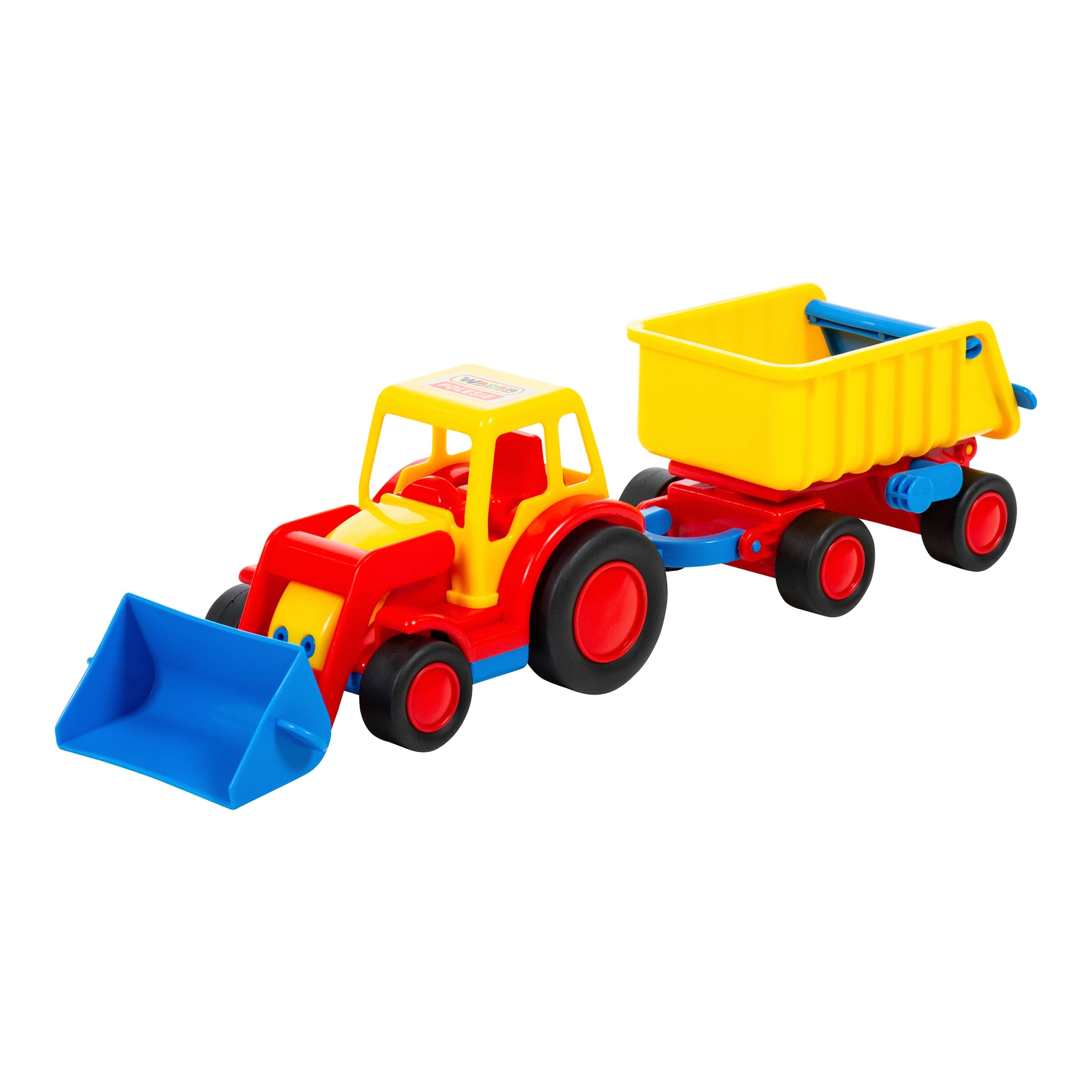 Wader Traktor mit Hänger Basics sortiert