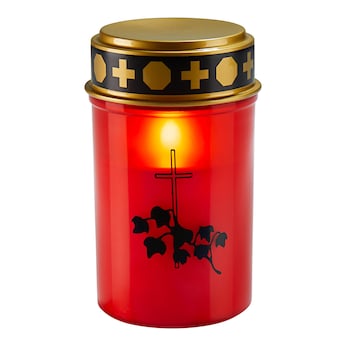 LED-Grabkerze "Kreuz"