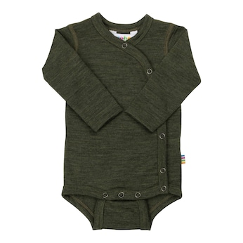 Body portefeuille en laine manches longues