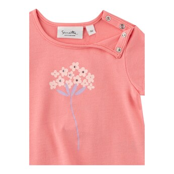 T-Shirt Blumen Glitzer
