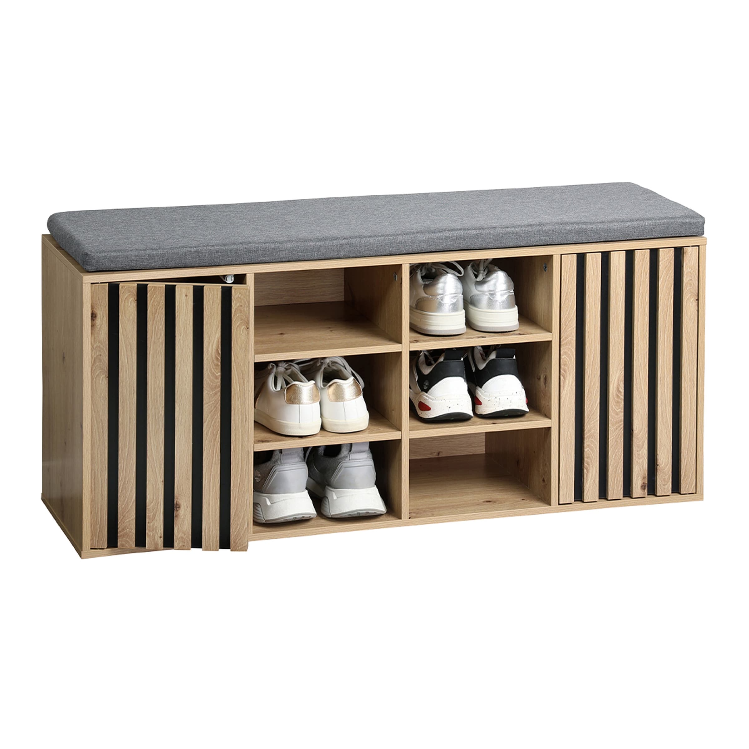 Schuhschrank mit Sitzkissen