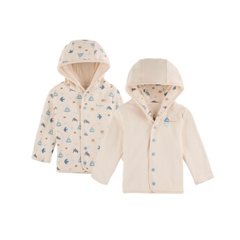 Wendejacke mit Kapuze Maritim