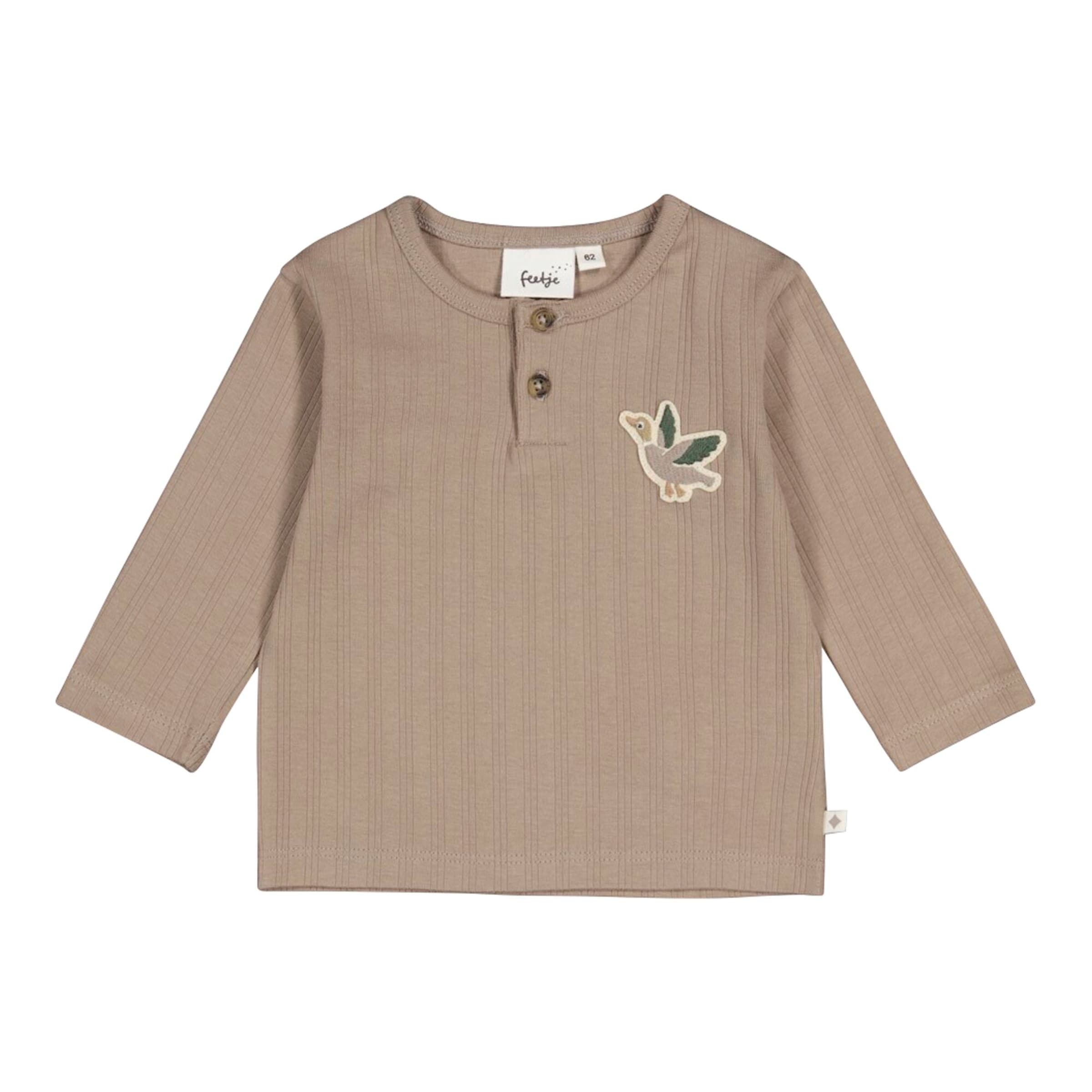 Feetje Henley-Shirt langarm Ente Rippqualität