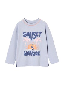 Langarmshirt SKATEBOARD Jungen, Baumwolle