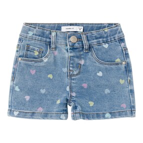 Jeans-Shorts Herzen