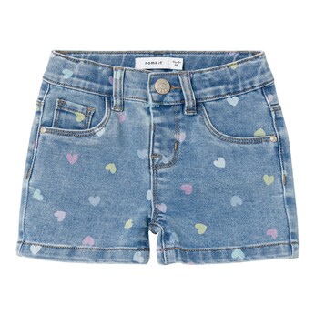 Jeans-Shorts Herzen