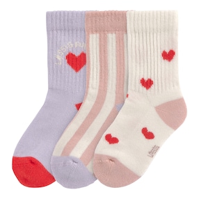 3er-Pack Socken Herzen