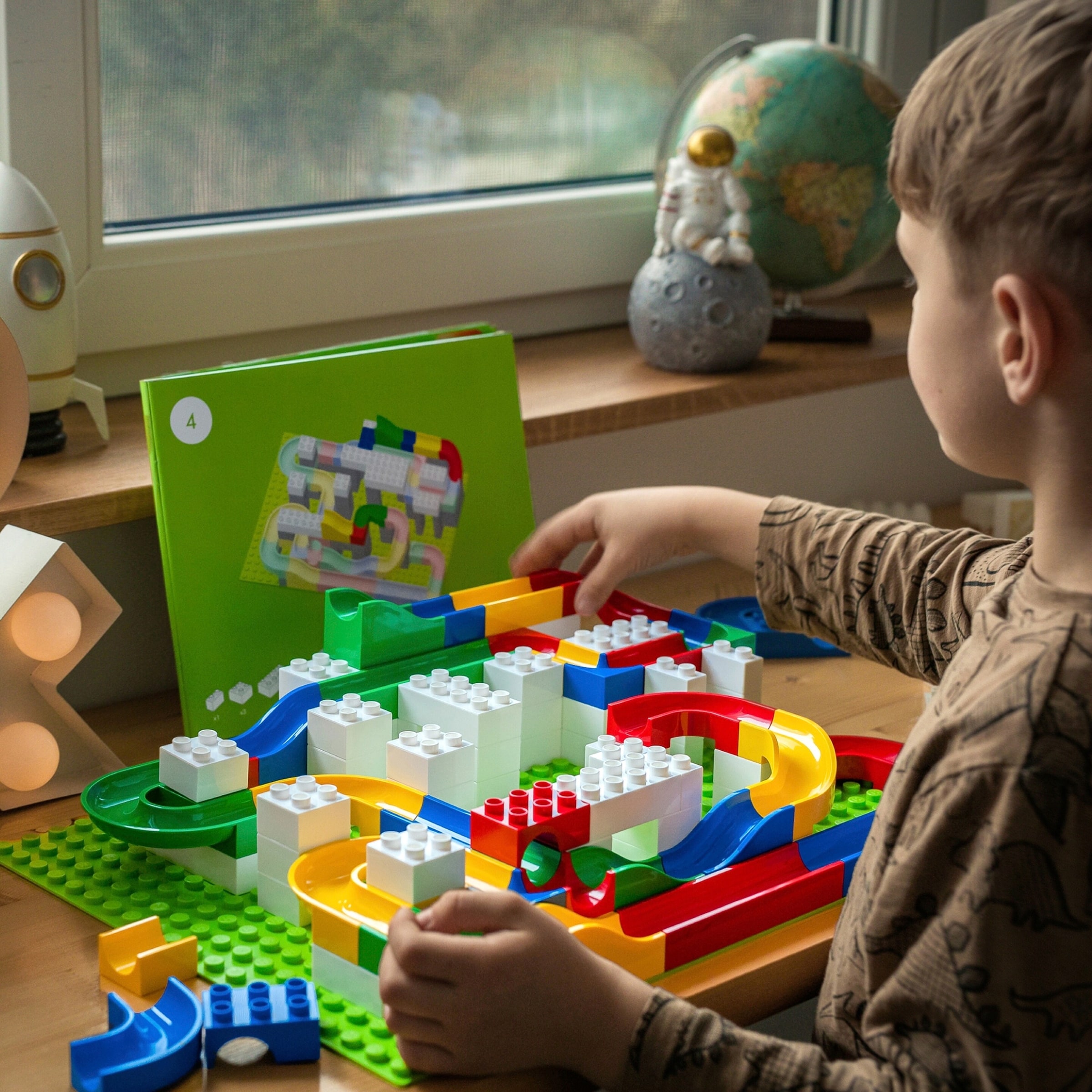 Kugelbahn Baukasten maxi 213-tlg.