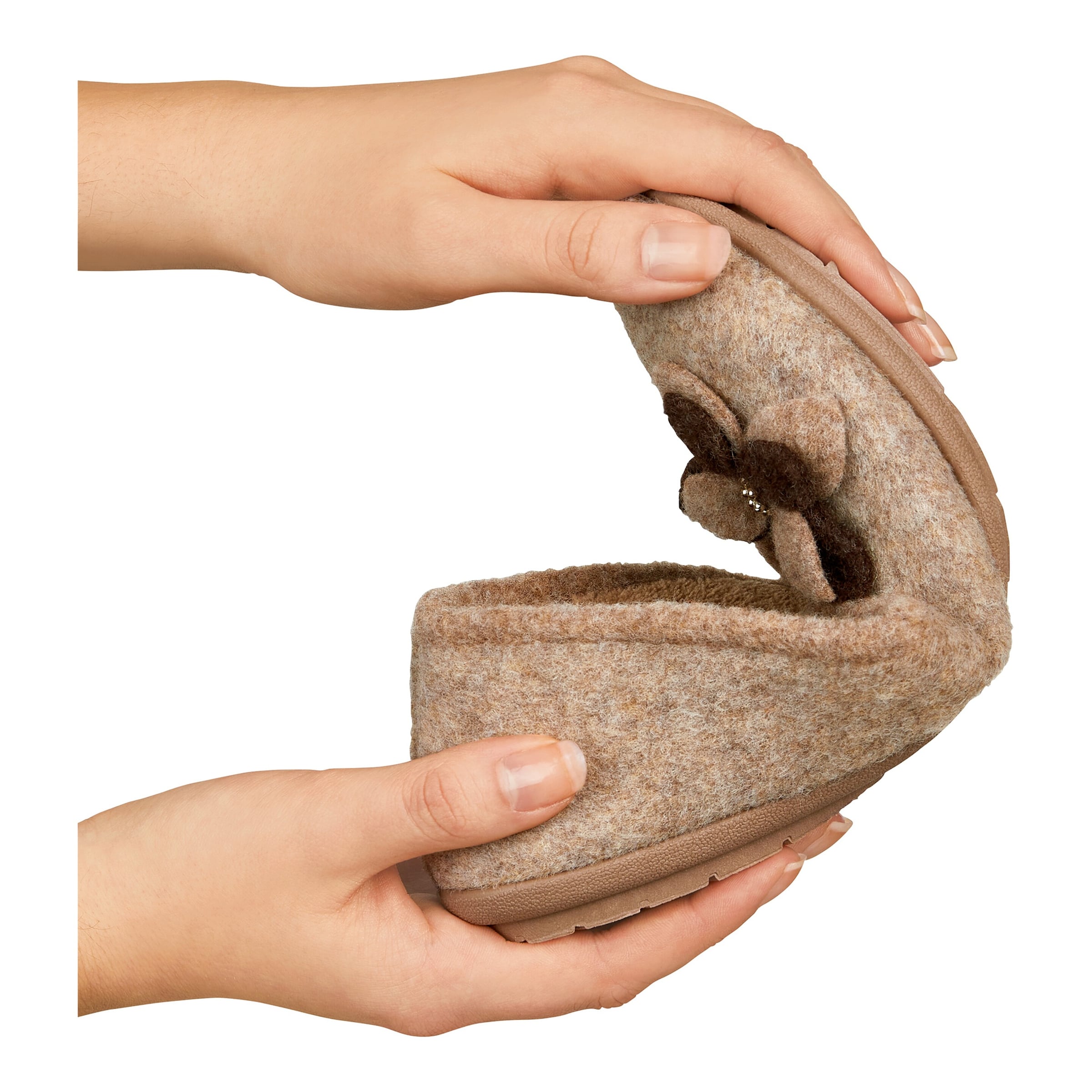 Hausschuh-Ballerina „Bärbel“