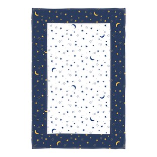 Krabbeldecke Mond und Sterne 100x140 cm