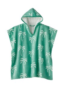 Kinder Badeponcho mit Recycling-Baumwolle