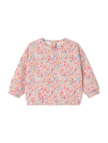 Baby Sweatshirt Mama-Tochter-Capsule BLUMIG, Bio-Baumwolle