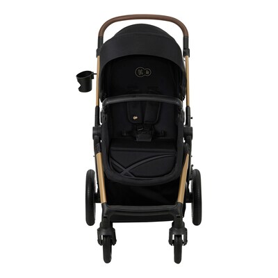 Kinderkraft Kombikinderwagen MOOV 2 Air Trio-Set inkl. Babyschale MINK PRO pure black