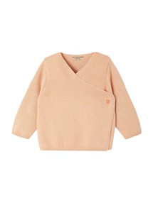 Bio-Kollektion: Strickjacke für Neugeborene