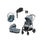 Produit Poussette combinée 3 en 1 eGazelle avec coque-auto Cloud G et base Isofix Base G