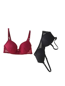 2er-Pack Still-BHs mit Bügeln aus Spitze für Schwangerschaft und Stillzeit