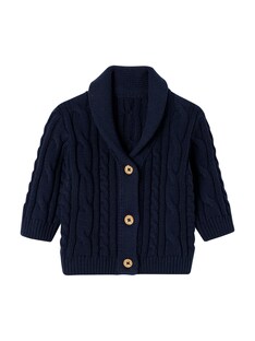 Baby Strickjacke mit Zopfmuster und Knöpfen  Oeko-Tex