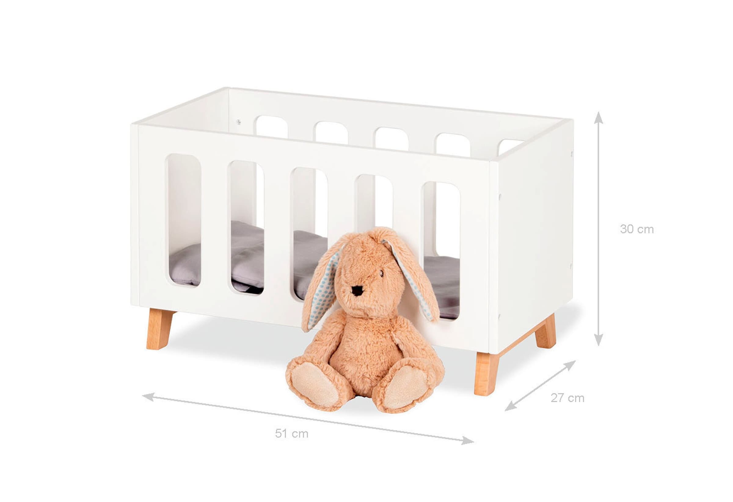 Pinolino Puppenbett „Marit”, 4-tlg.