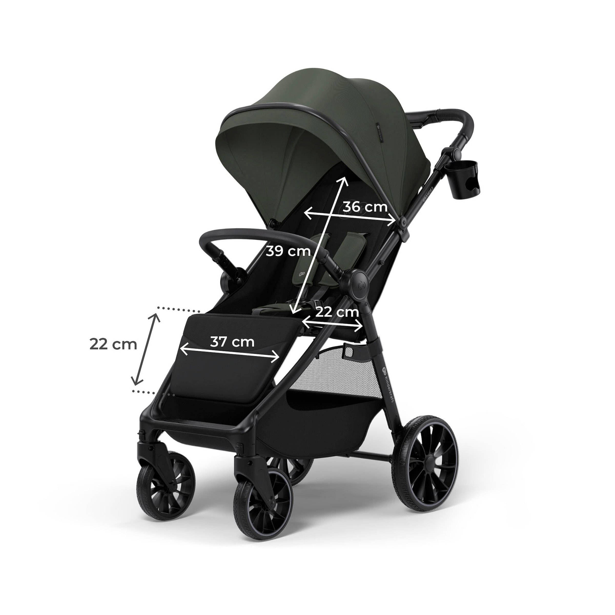 Kinderkraft Kinderwagen Sportwagen GRANDE 2 gruen