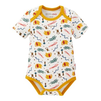 2er-Pack Bodys kurzarm Zoo