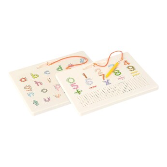 Magnet Schreibtafel Ziffern- und Kleinbuchstaben