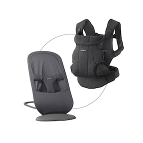 Bundle Babywippe Begin Mesh & Babytrage Hold