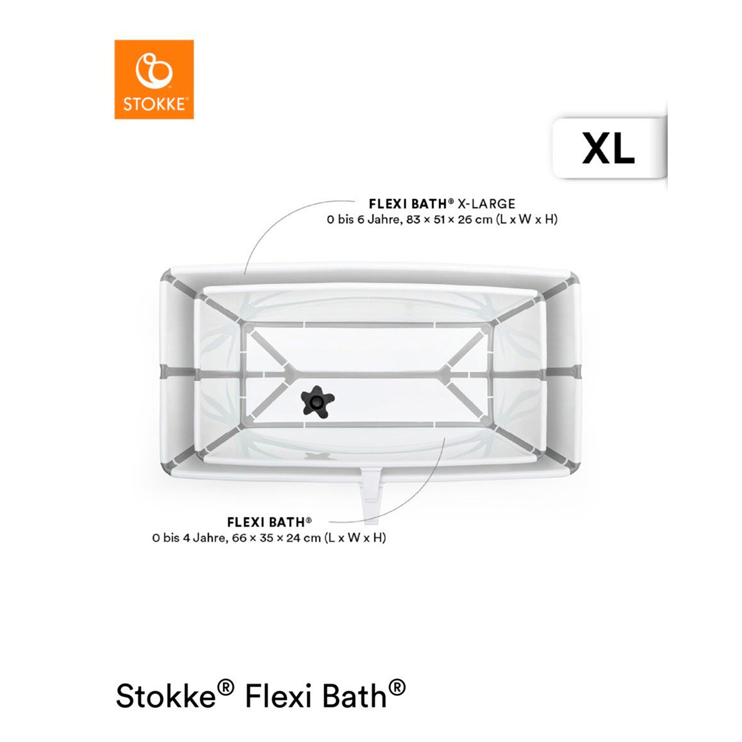 Thumbnail - Stokke® Flexibath Bundle Badewanne XL inkl. Badewannensitz Newborn Support