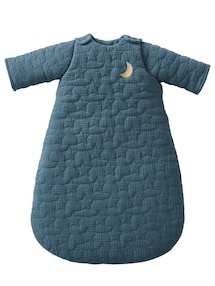 Baby Winterschlafsack aus Musselin TRAUMNÄCHTE mit abnehmbaren Ärmeln TOG 3