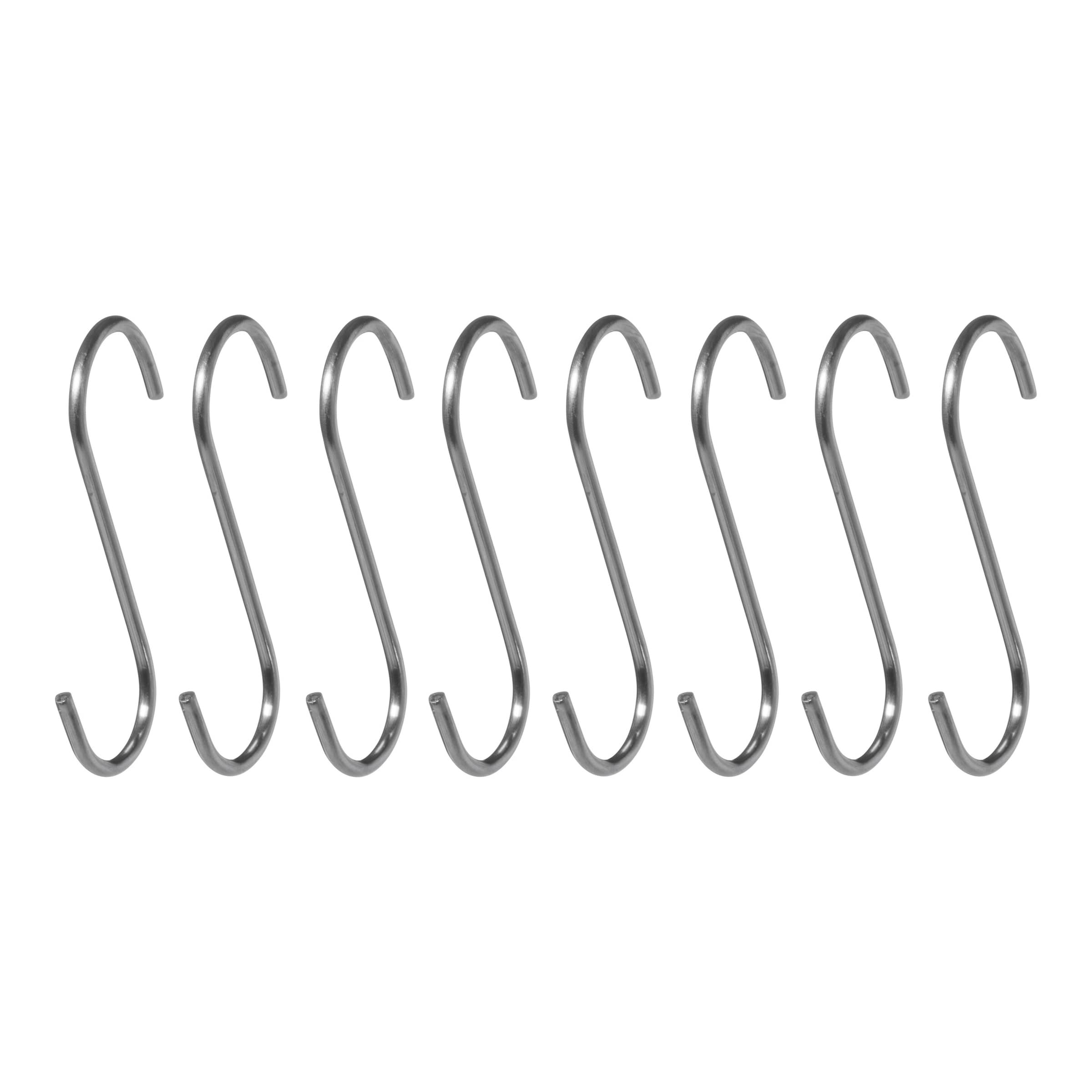 Universal-Haken „Edelstahl“, 8 Stück