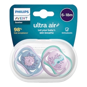 2er-Pack Schnuller ultra air, 6-18M