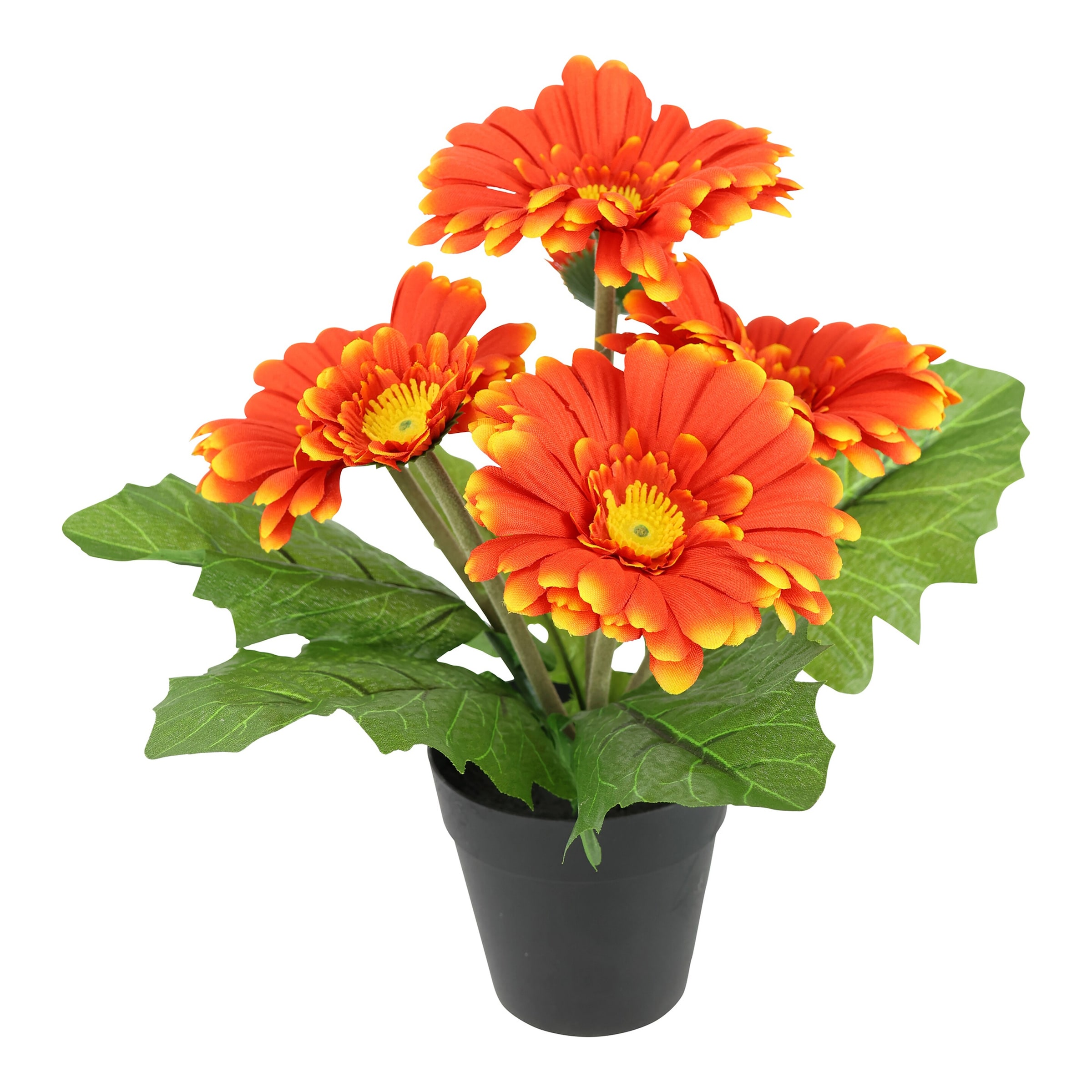 Kunstblume "Gerbera im Topf"