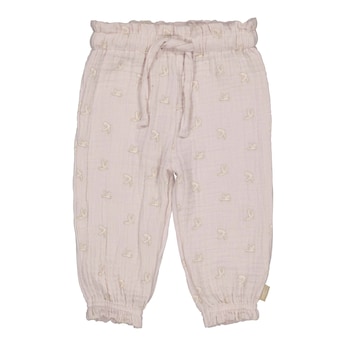 Pantalon en mousseline oiseaux