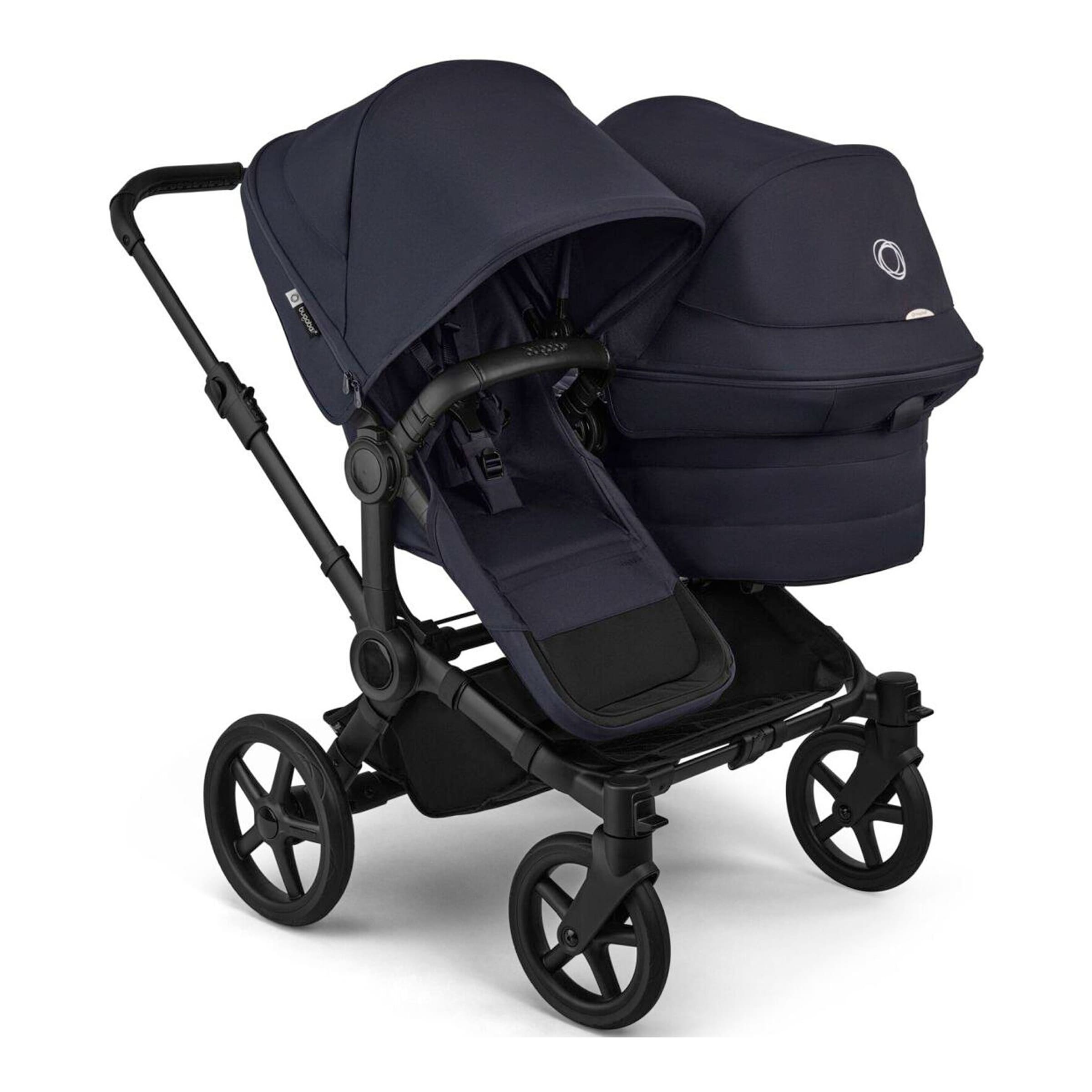 Bugaboo Donkey 6 Kinderwagen Geschwisterwagen Double blau