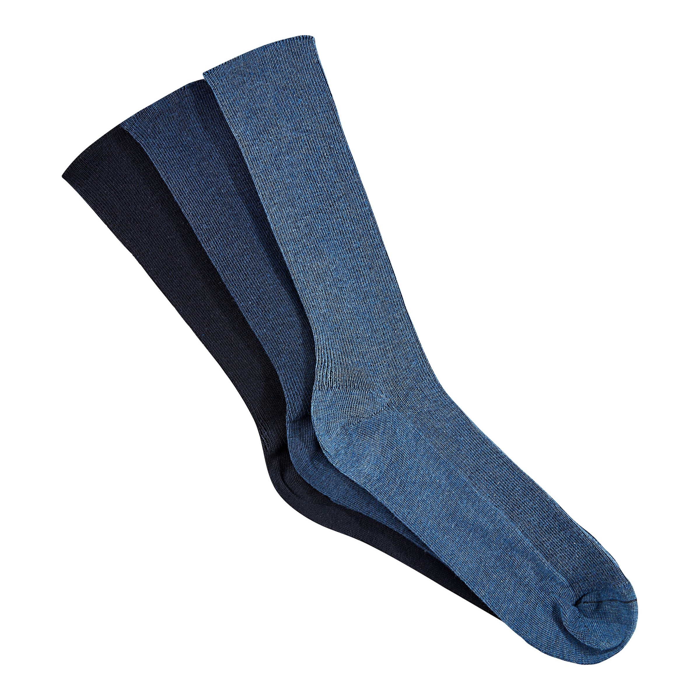 Venensocken, 3 Paar blau