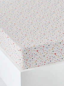 Kinder Spannbettlaken FRÖHLICHE HERZEN