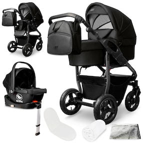 Kinderwagen Capri + Babyschale + Isofix-Station