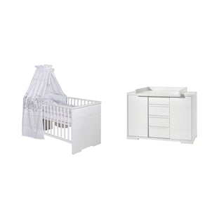 2-tlg. Babyzimmer Maxx White