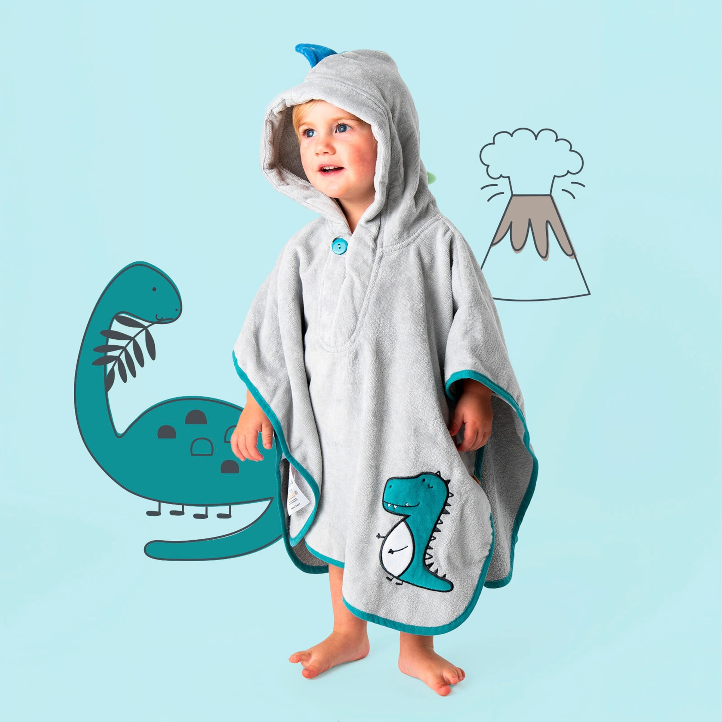 Schlummersack Ponchos blau G1