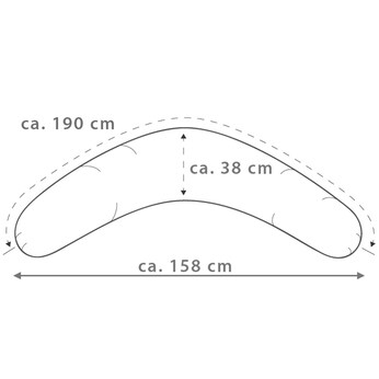Stillkissenbezug 190 cm