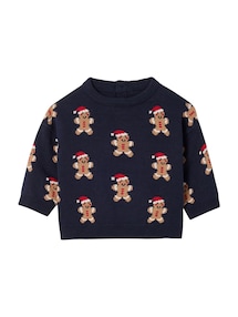 Weihnachtspullover Baby Jungen Jacquard