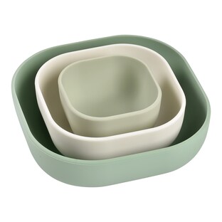 3er Set Silikon-Schüssel