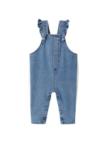 Mädchen Baby Jeans-Latzhose