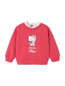 Baby Sweatshirt mit Lochstickerei-Kragen HELLO KITTY