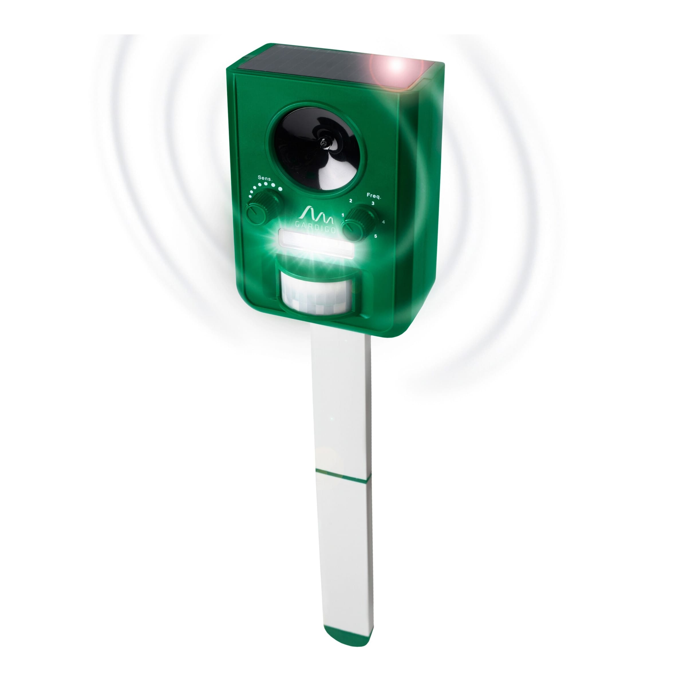 Gardigo Solar-Tiervertreiber mit Ultraschall