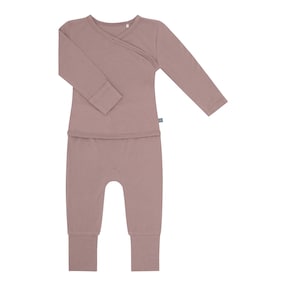 Grenouillère à manches longues Easy-on avec bords à revers