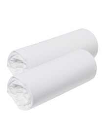 2er-Pack Spannbettlaken für Babywiege