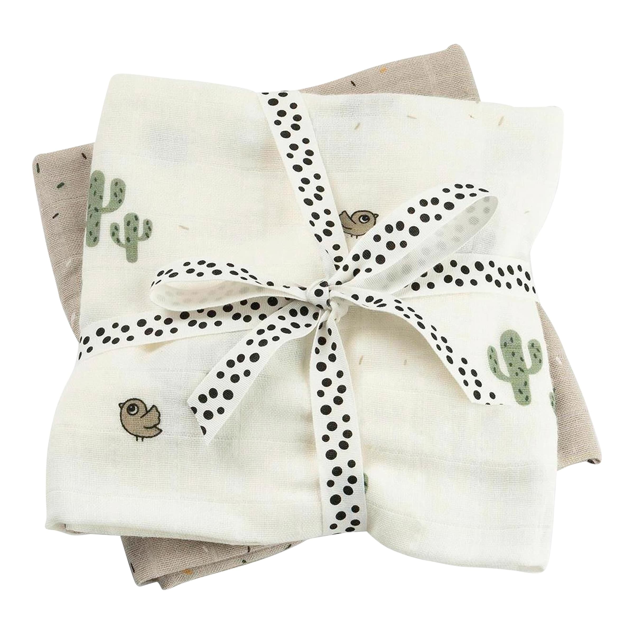 Lot de 2 carrés en gaze