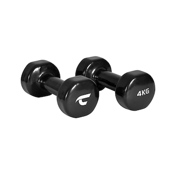 Vinyl Hanteln "Beauty Bells", 2 x 4 kg 