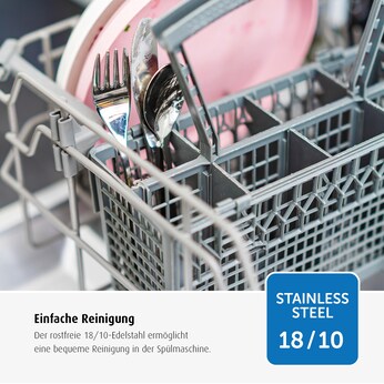 4-tlg. Edelstahl-Besteck-Set